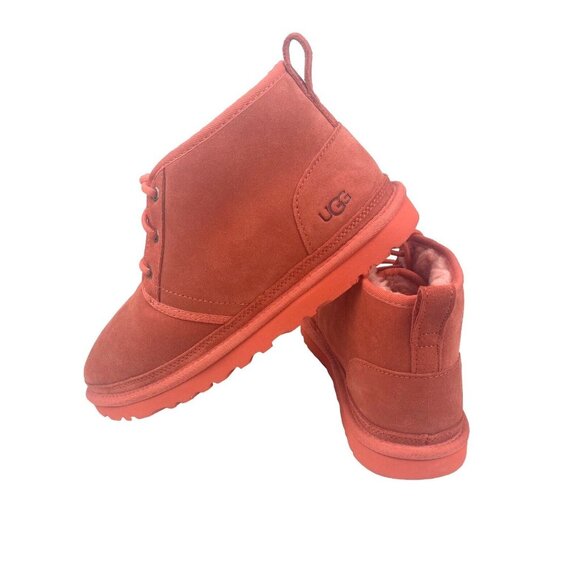 UGG Men\'s Neumel Boot Orange Clementine Suede Chukka Lace Up 3236 Size 10 NO BOX main image 5